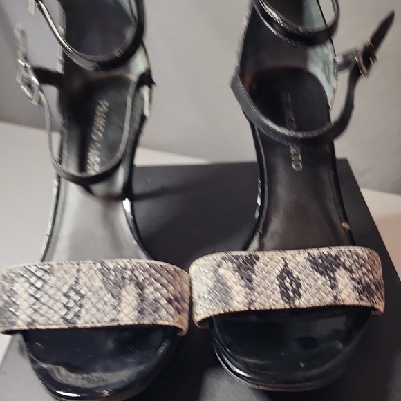 Franco Sarto Black and Gray Heels Elegant Design - Picture 6 of 8